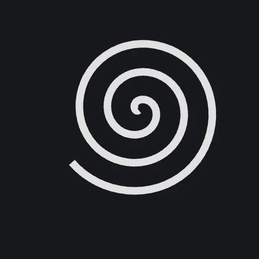 A spiral that looks snail shell-ish