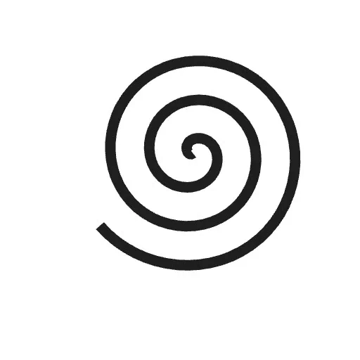 A spiral that looks snail shell-ish