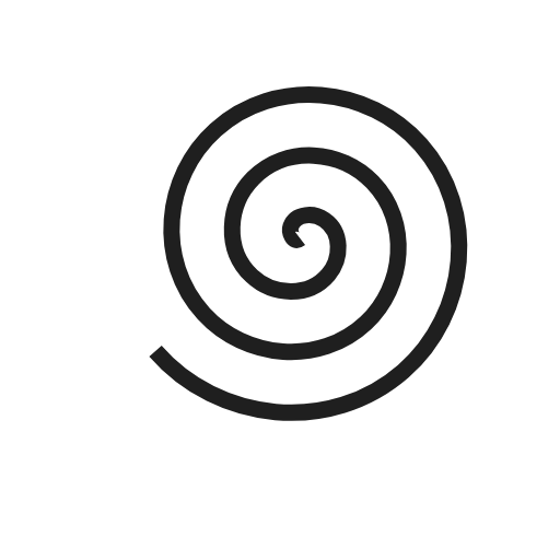 Light theme: A spiral that looks snail shell-ish