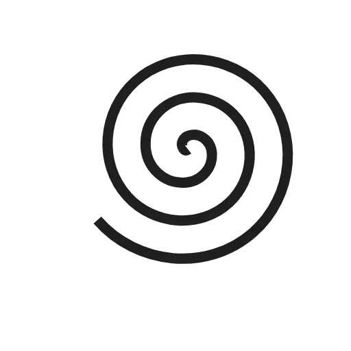 Light theme: A spiral that looks snail shell-ish