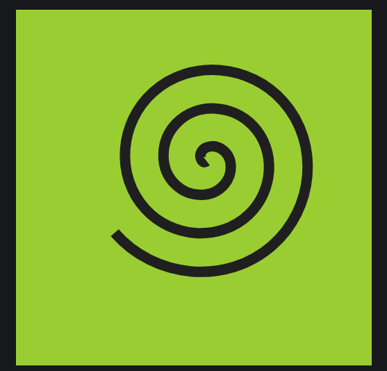 A spiral that looks snail shell-ish: custom background colour