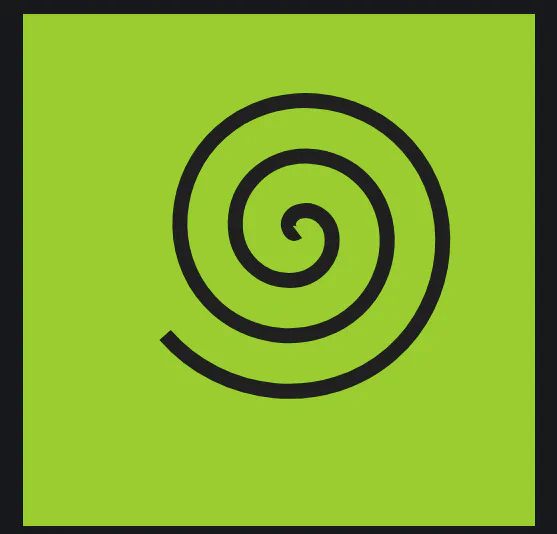 A spiral that looks snail shell-ish: custom background colour